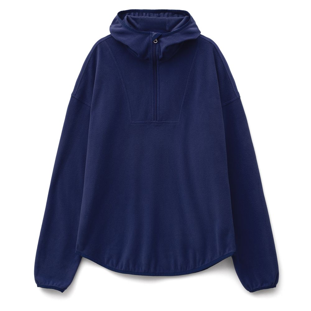 Анорак флисовый унисекс Fliska, темно-синий-0