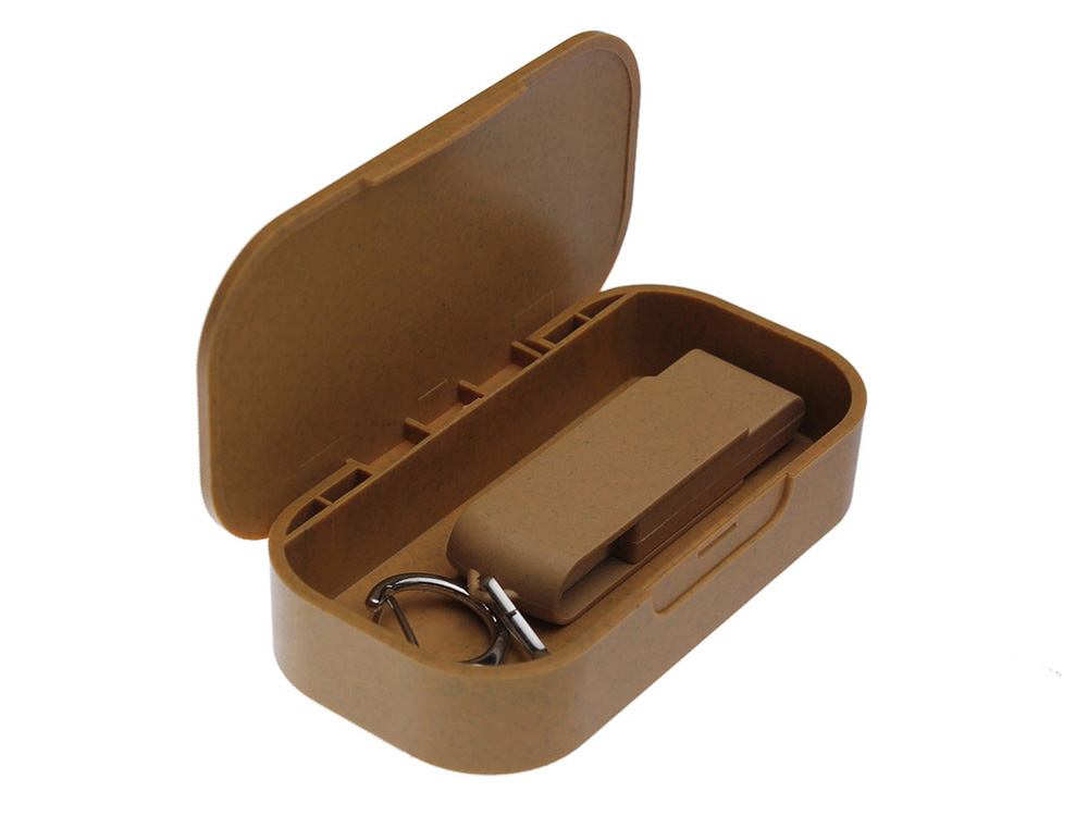 Флешка USB 2.0 Варуна на 4 ГБ, коричневый-3