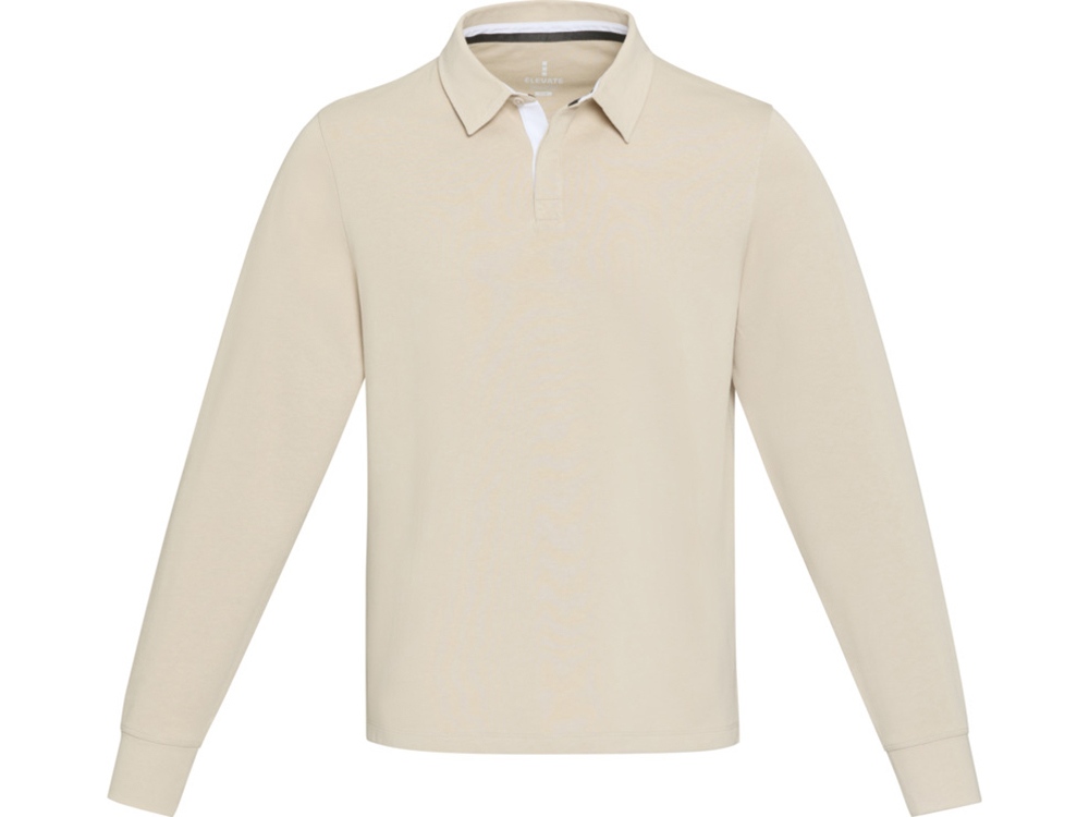 Clyde толстовка-поло унисекс для регби - Oatmeal-1