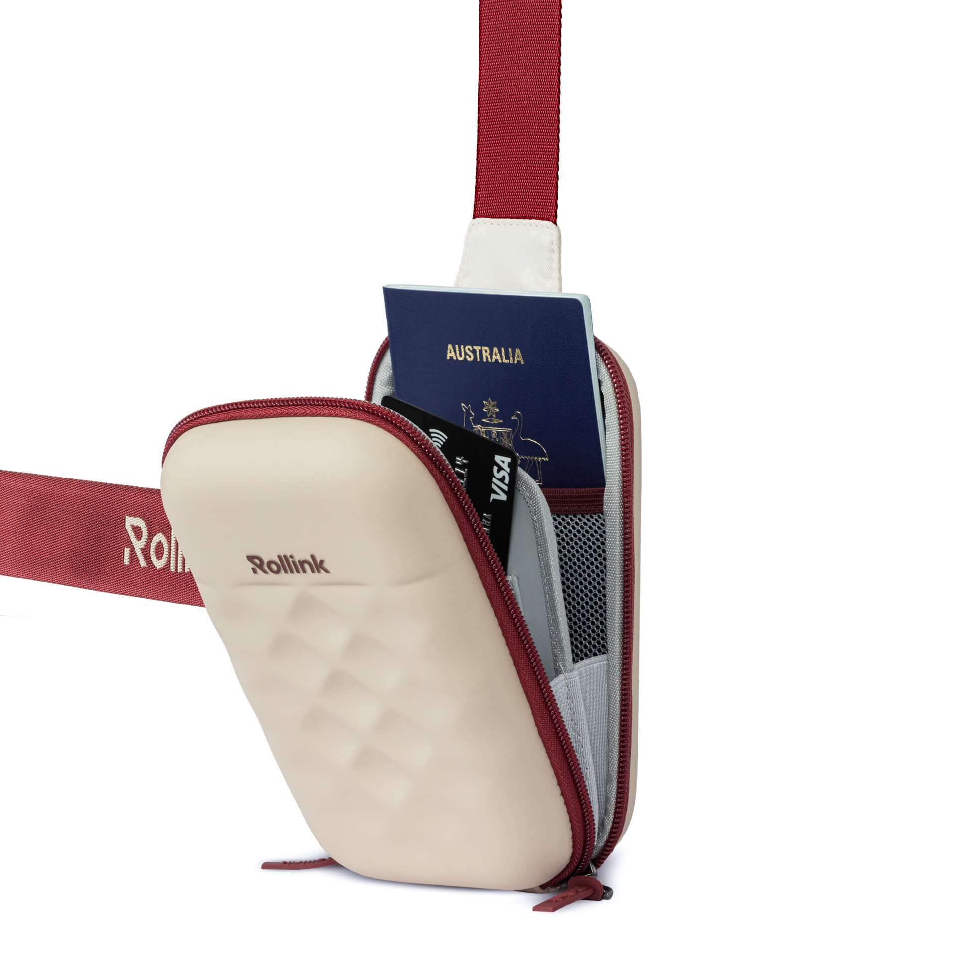 Дорожная сумочка Rollink Mini Bag Go 19,5x12x6 см, песочная-1