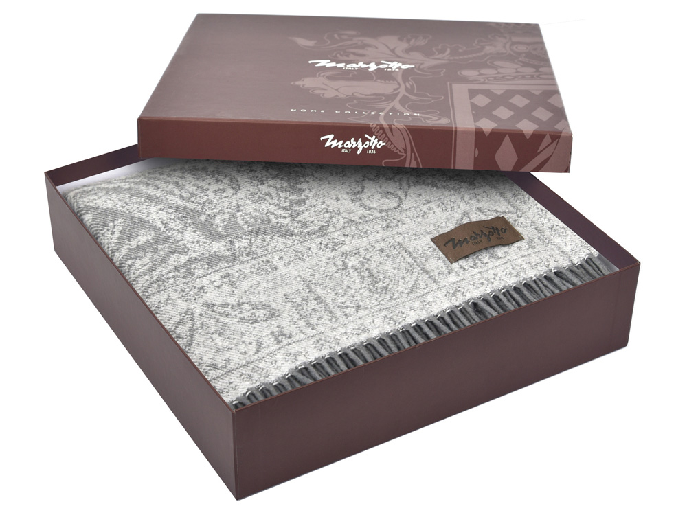 Плед MARZOTTO MAGNOLIA 6000, серый-3