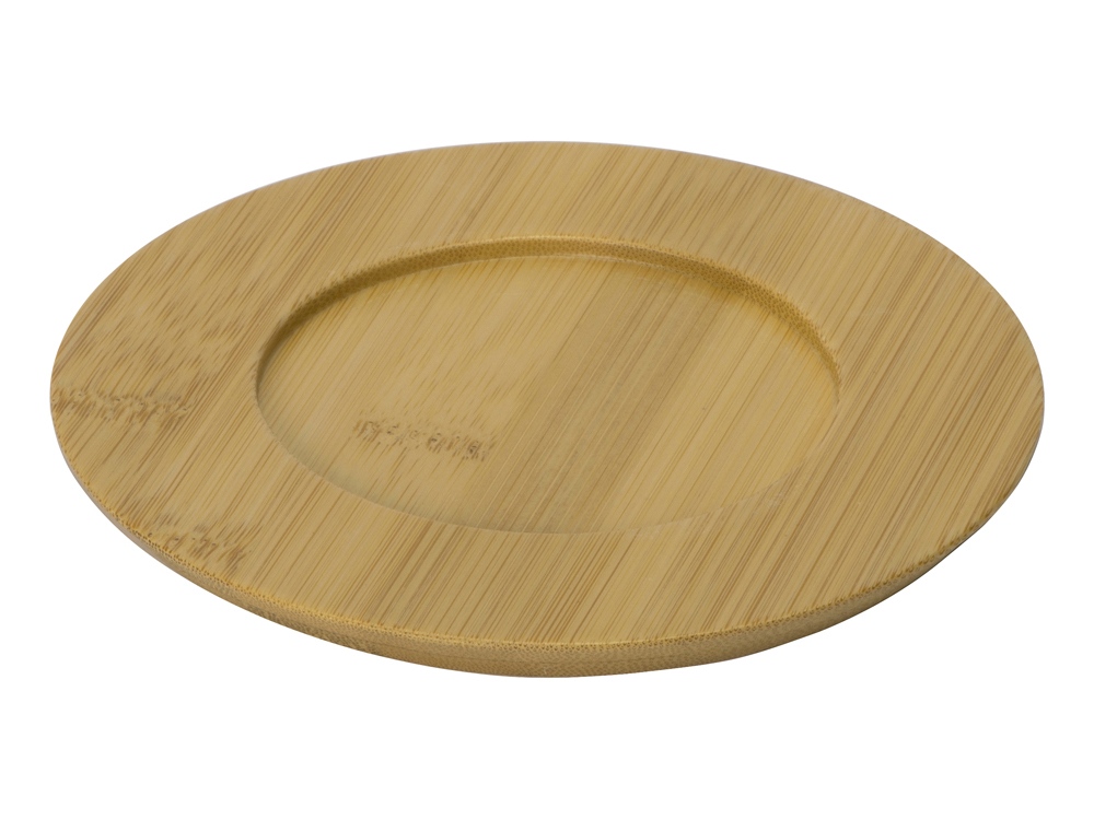 Набор чашка с бамбуковым блюдцем Sheffield, черный-2