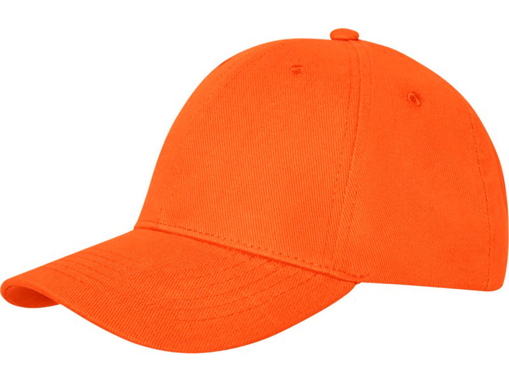 Бейсболка Davis, 6 панелей, оранжевый-0