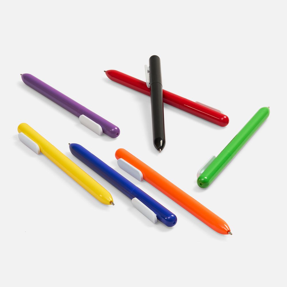 Ручка шариковая Swiper, фиолетовая с белым-5