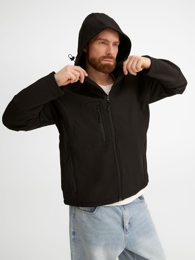 Куртка мужская с капюшоном Replay Men 340, черная-4