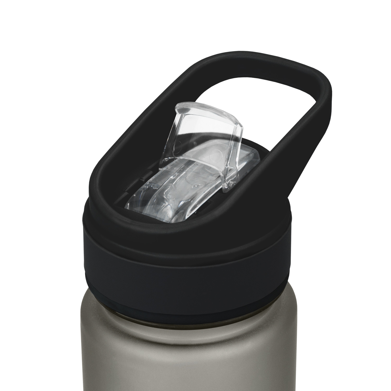 Бутылка для воды Форза (Forza), черная-3