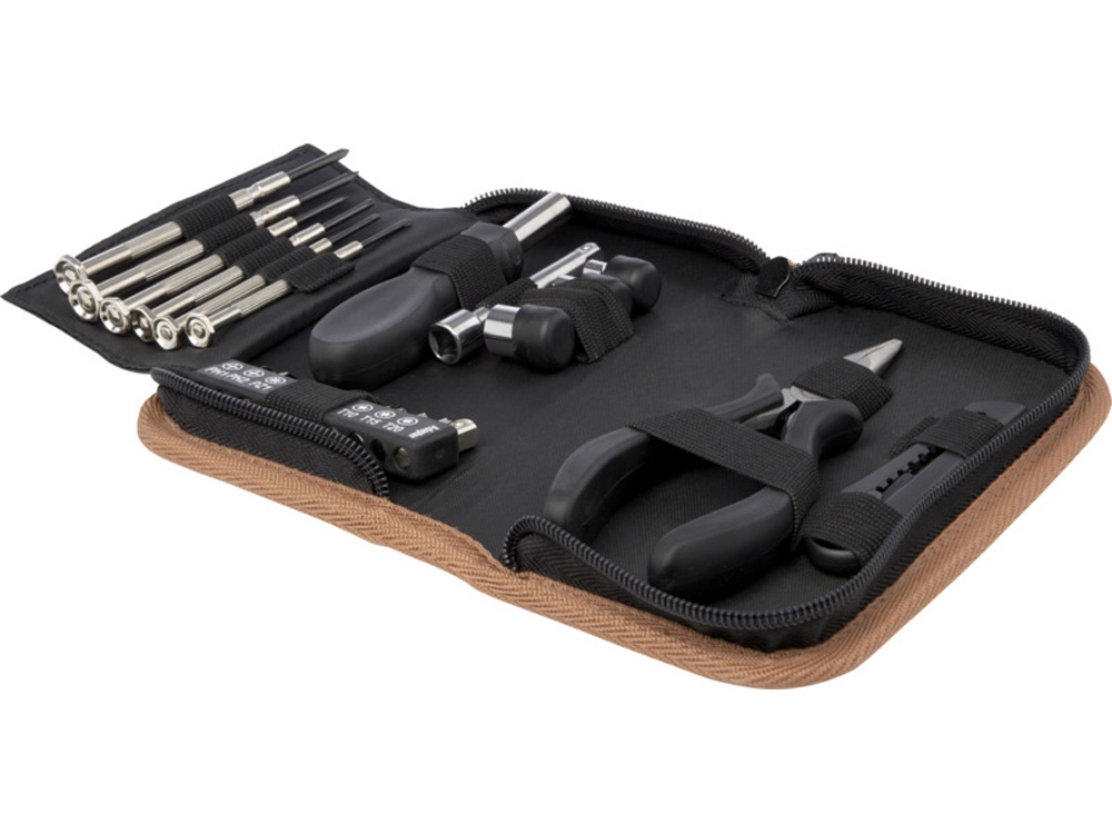 Набор инструментов Spike из переработанной пластмассы, 24 предмета - Натуральный-0