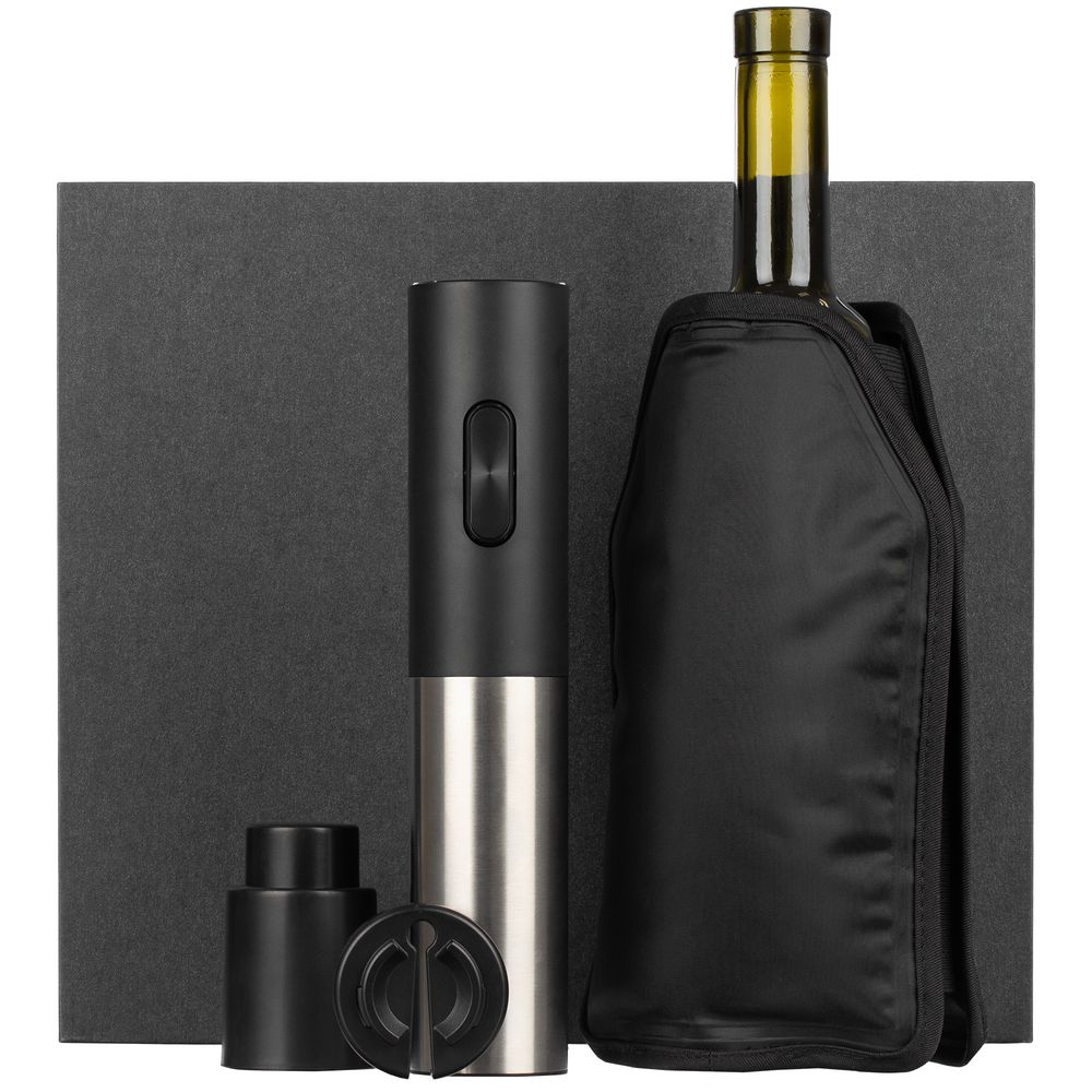 Винный набор Winetura, черный-1