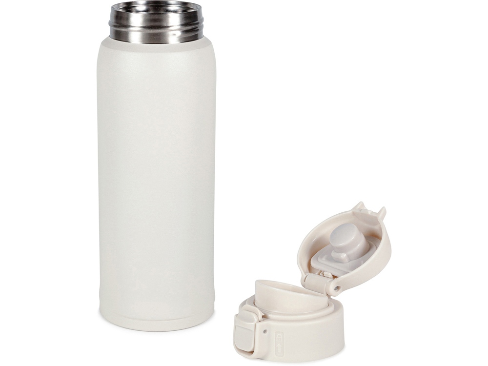 Термокружка Relaxika 701 (0,48 литра), белая (без лого)-4