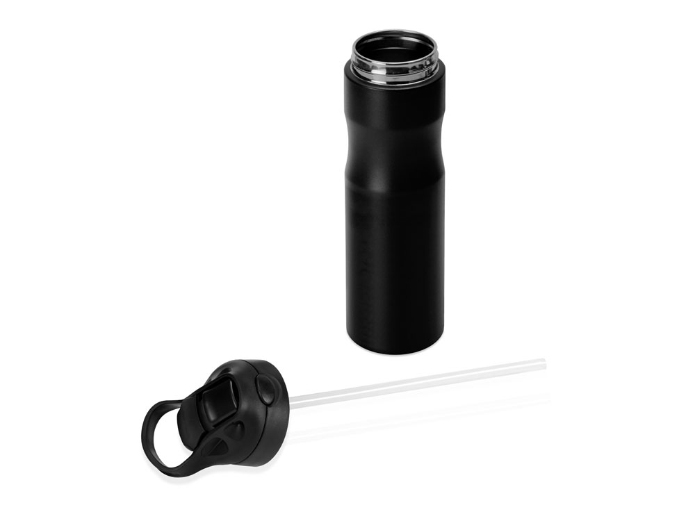 Бутылка для воды Hike Waterline, нерж сталь, 850 мл, черный-4