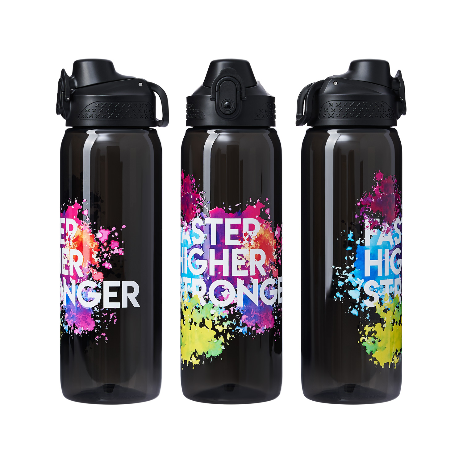 Бутылка для воды Nevada, черная-10