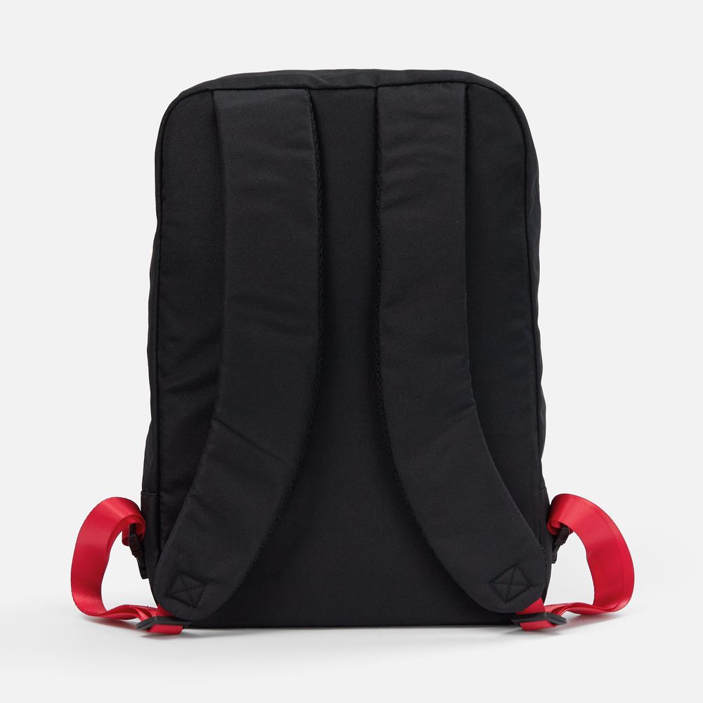 Рюкзак B2, черный с красными стропами-2