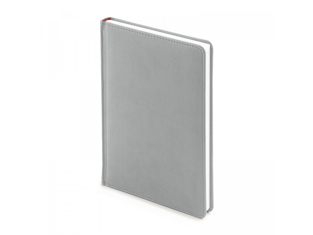 Ежедневник недатированный А5 Velvet, серебряный-0