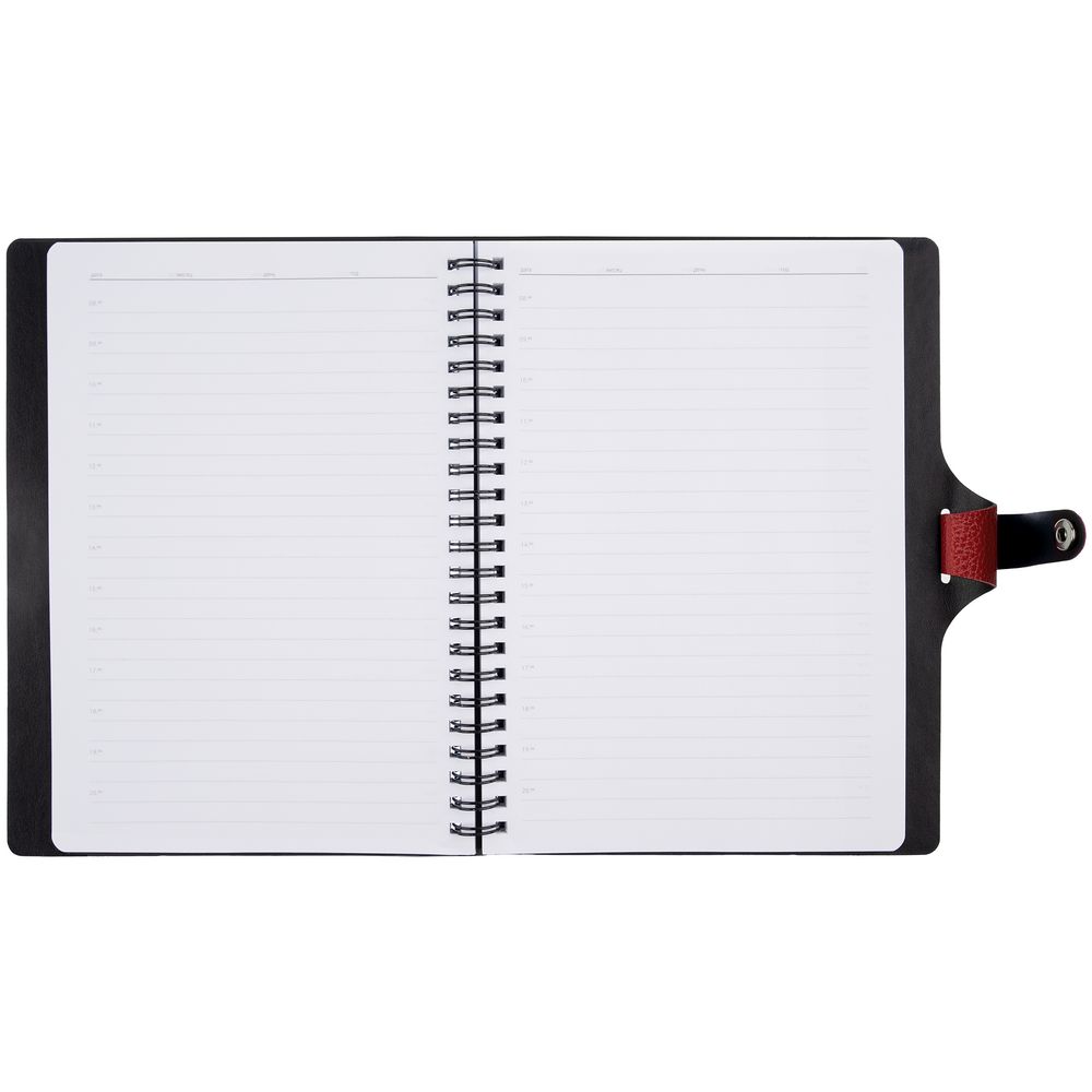 Ежедневник Strep Front на заказ, недатированный, красный-5