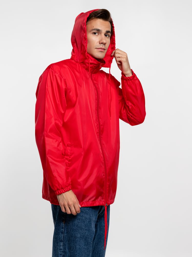 Ветровка унисекс Shift, красная-4