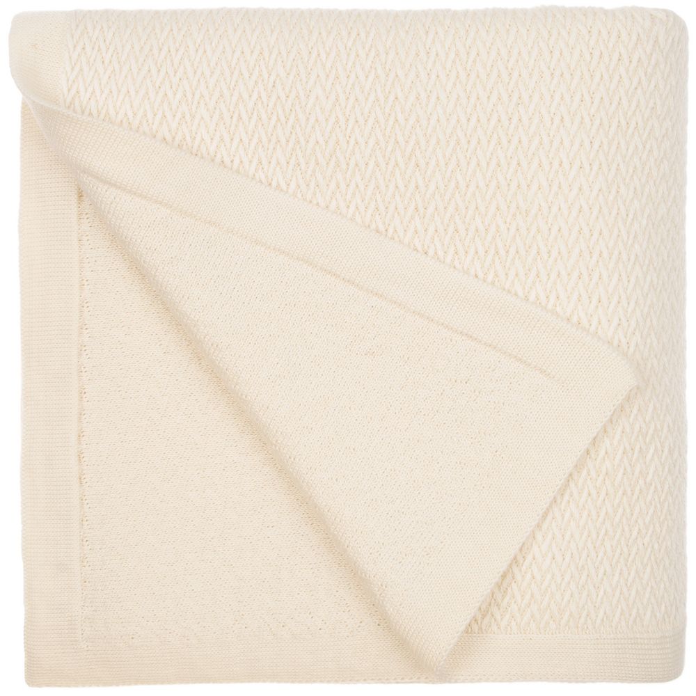 Плед Ornato, молочно-белый (ванильный)-2