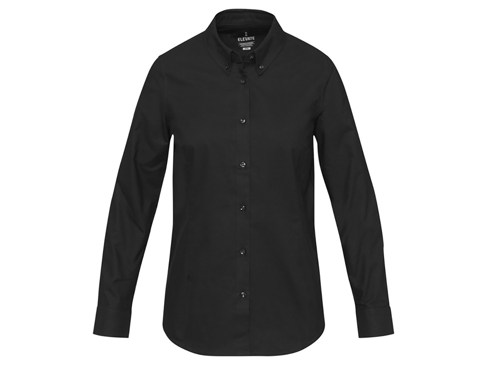 Sphene женская рубашка оксфорд - сплошной черный-1