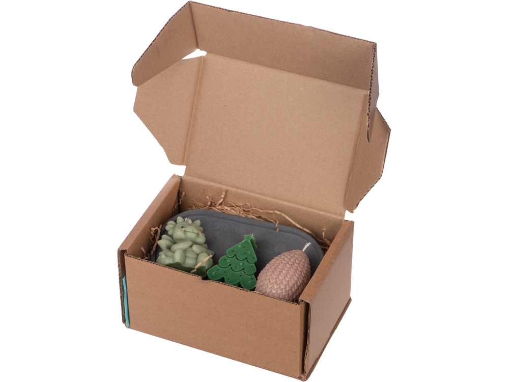 Свечи на подставке Дракон, яйцо дракона, елочка-7