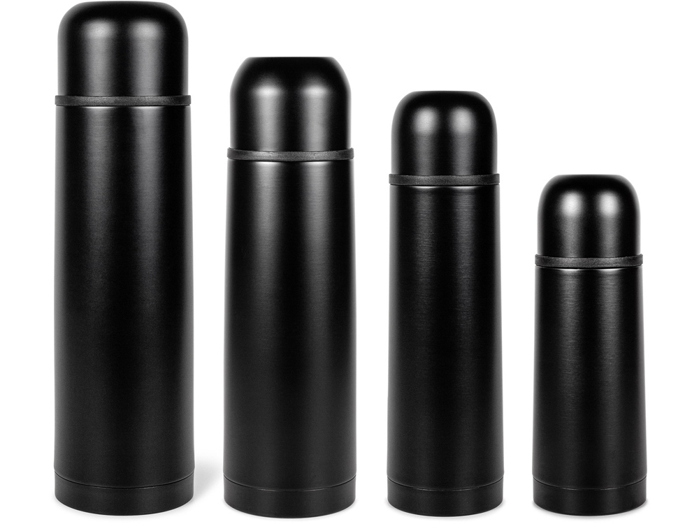 Термос Relaxika 101 (1 литр), черный (без лого)-8