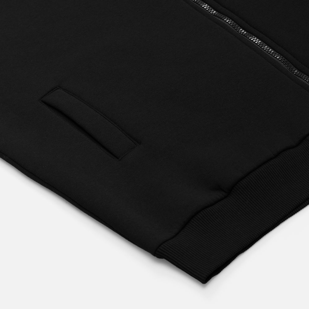 Бомбер унисекс Estado, черный-4