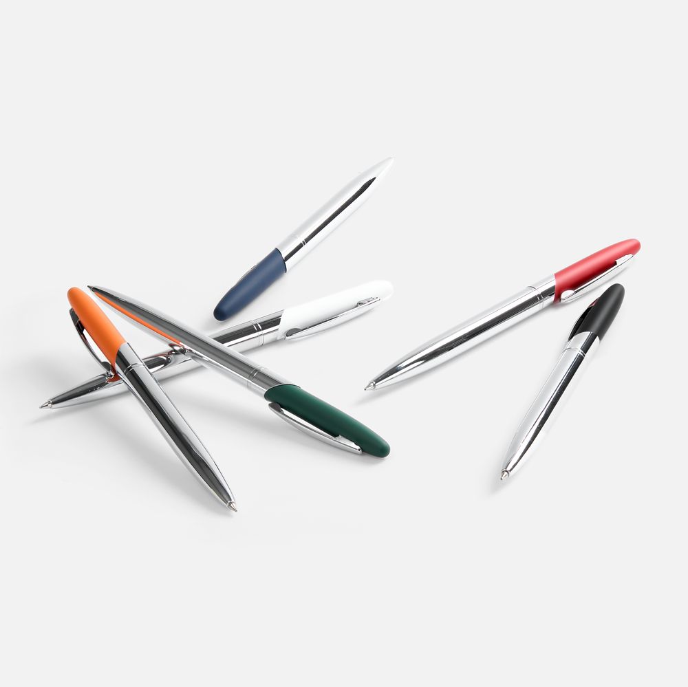 Ручка шариковая Dagger Soft Touch, белая-2