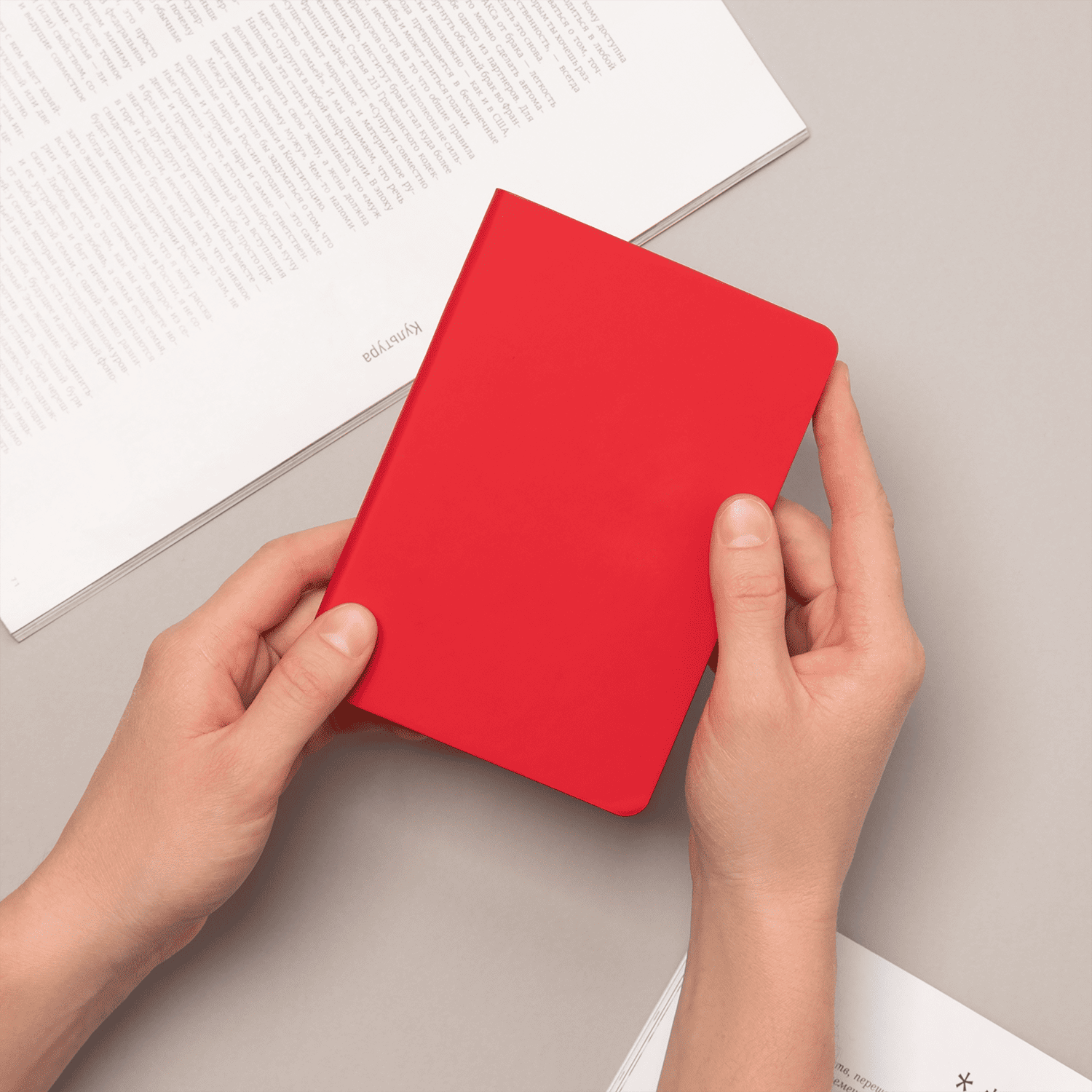 Ежедневник Спарк мини (Spark mini) A6 недатированный, красный-12