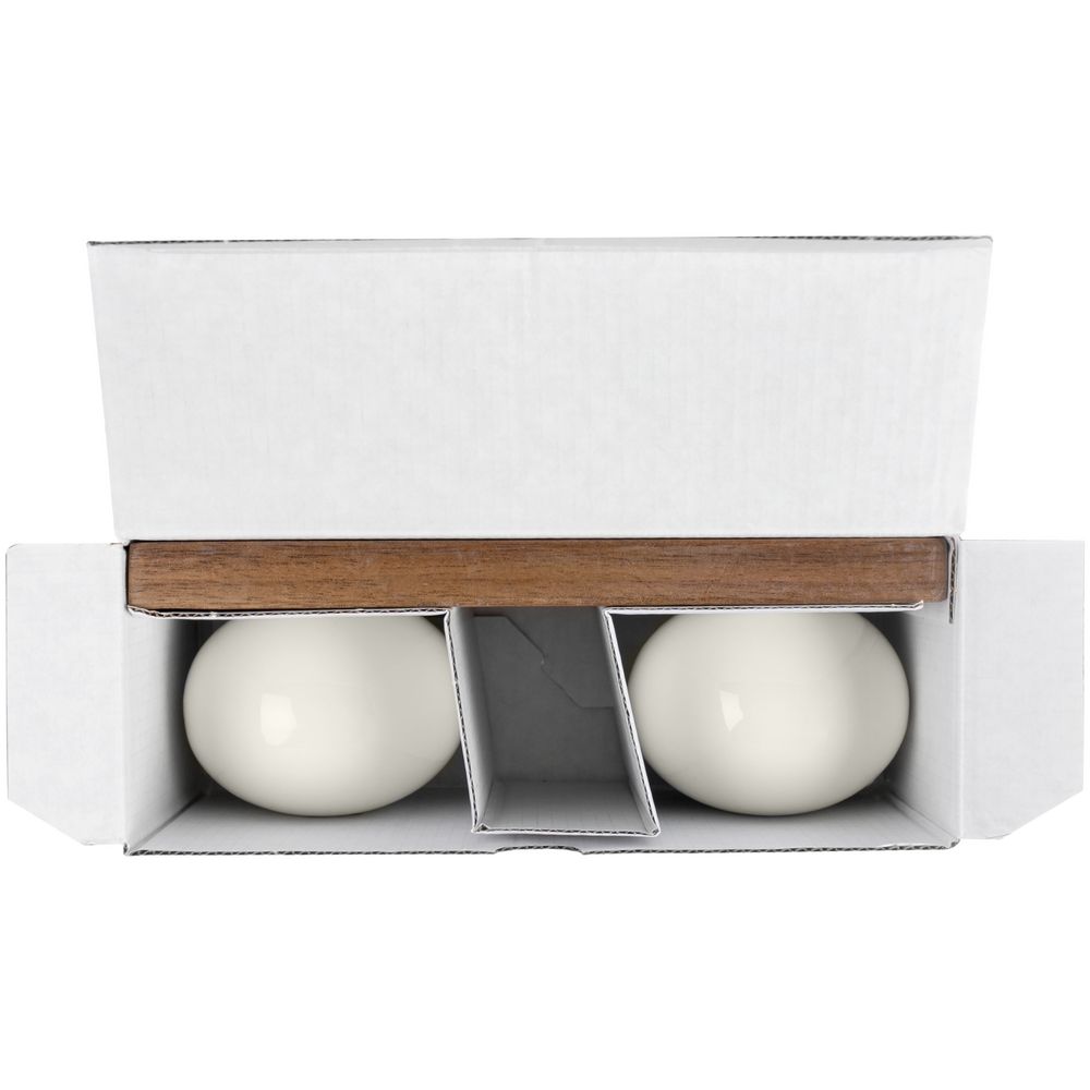 Набор из солонки и перечницы Piacente, белый-3