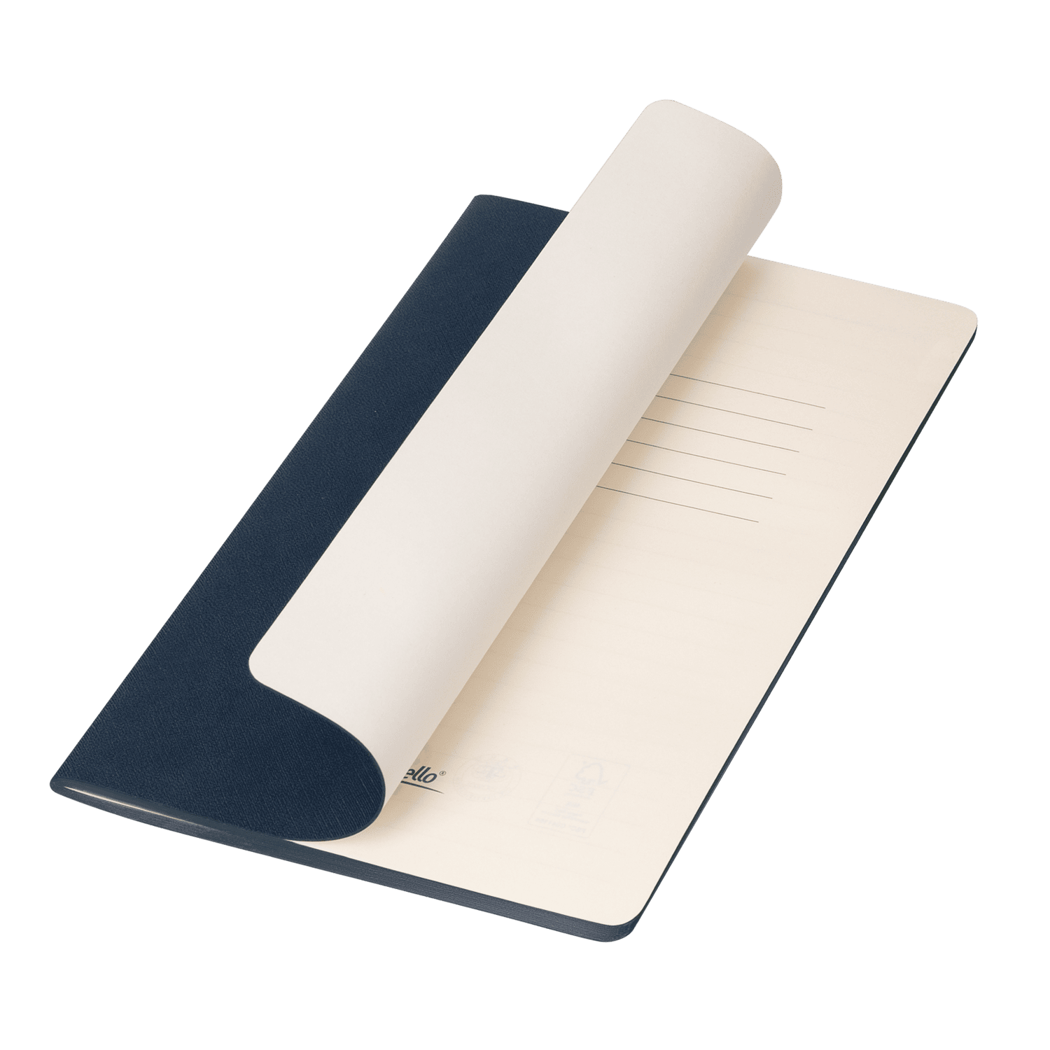 Блокнот Корса слим (Corsa slim), синий-0