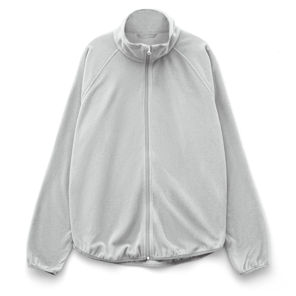 Куртка флисовая унисекс Fliska, светло-серая-0