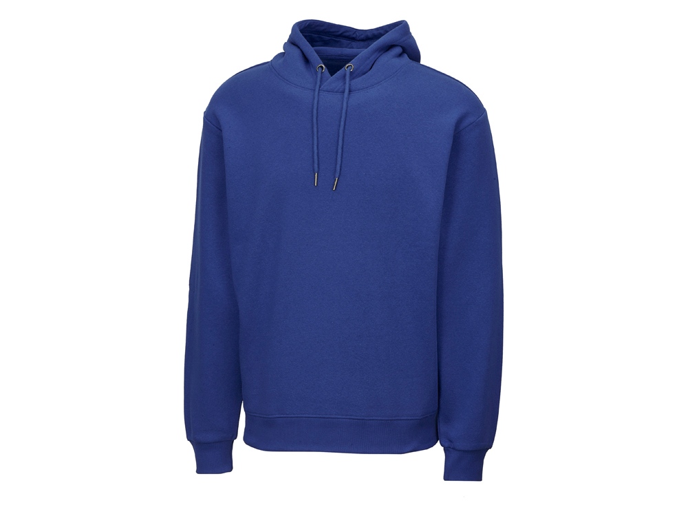 Толстовка с капюшоном оверсайз Lisbon унисекс, классический синий-10