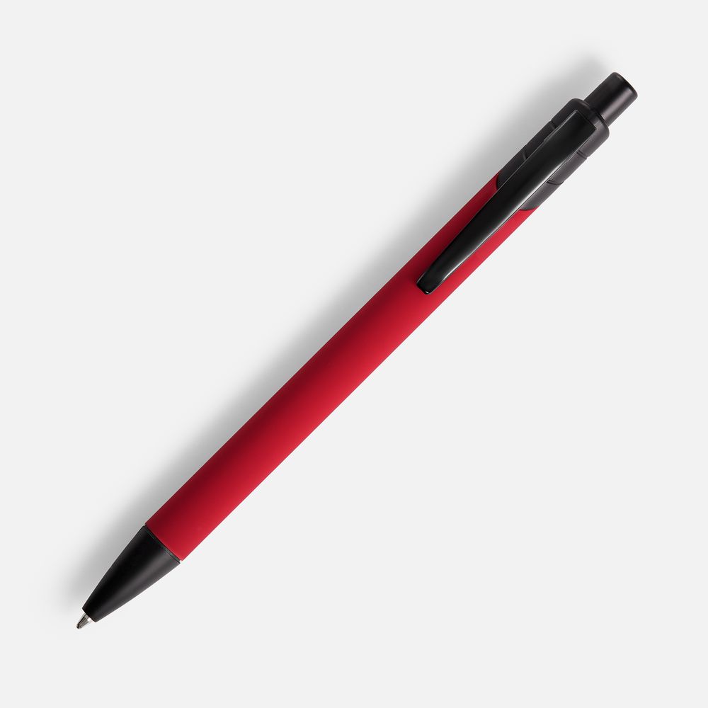 Ручка шариковая Undertone Black Soft Touch, красная-1