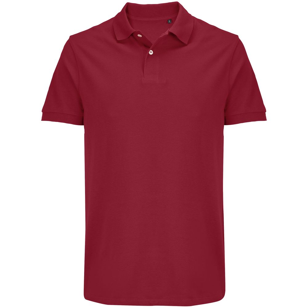 Рубашка поло женская Pacific Women, красная (бургунди)-1