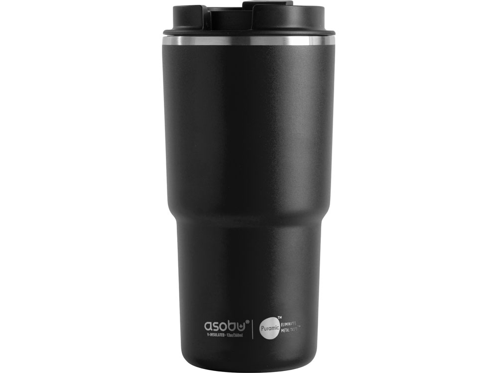 Вакуумная термокружка с  керамическим покрытием Pick-Up, 650 мл, черный-4