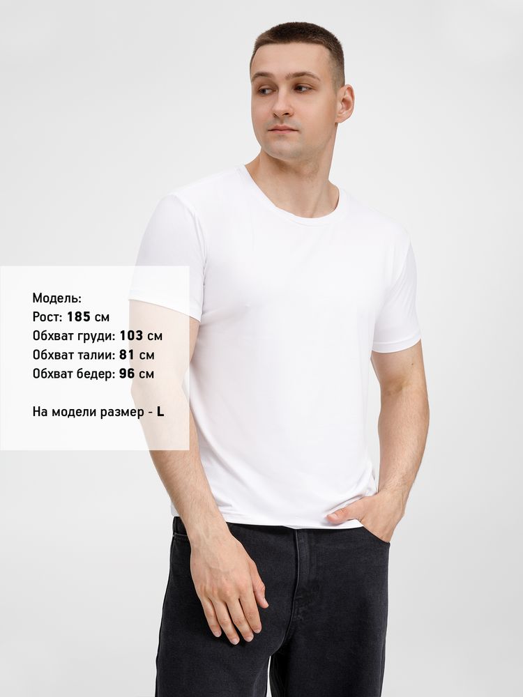 Футболка унисекс Senti, белая-2