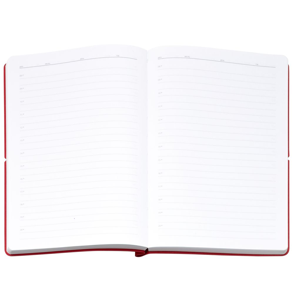 Ежедневник Flexpen Bright, недатированный, красный-4