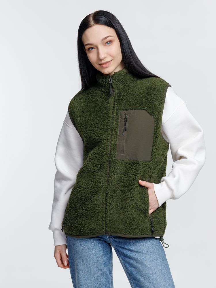 Жилет унисекс Fury BW, хаки-5