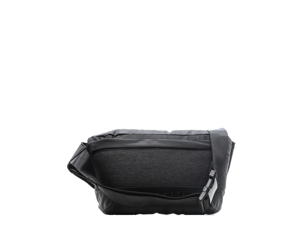 Сумка на пояс BUGATTI Universum, графитовая, полиэстер меланж/тарпаулин, 27х5х15 см, 1 л-8