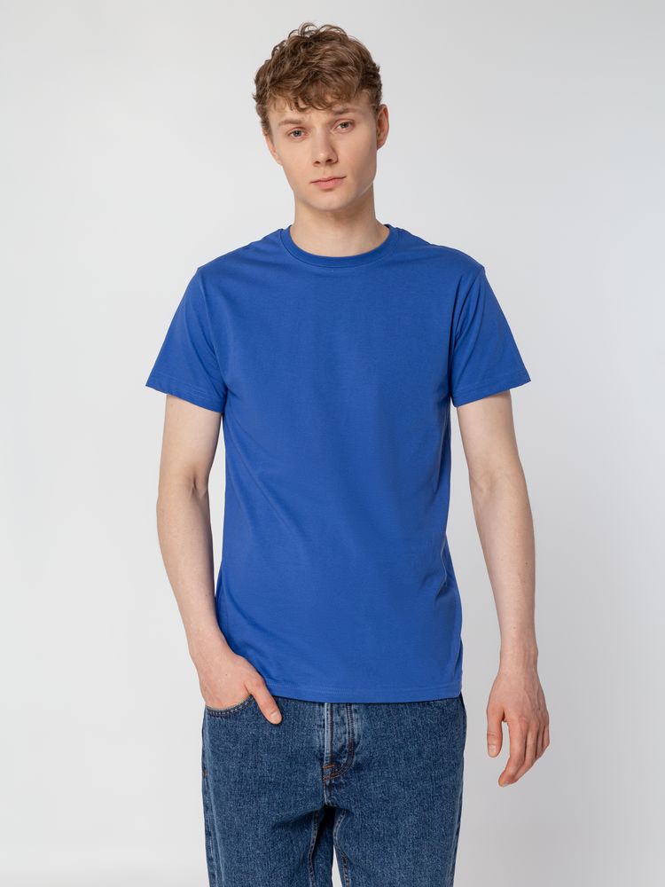 Футболка унисекс T-Bolka 160, ярко-синяя-5