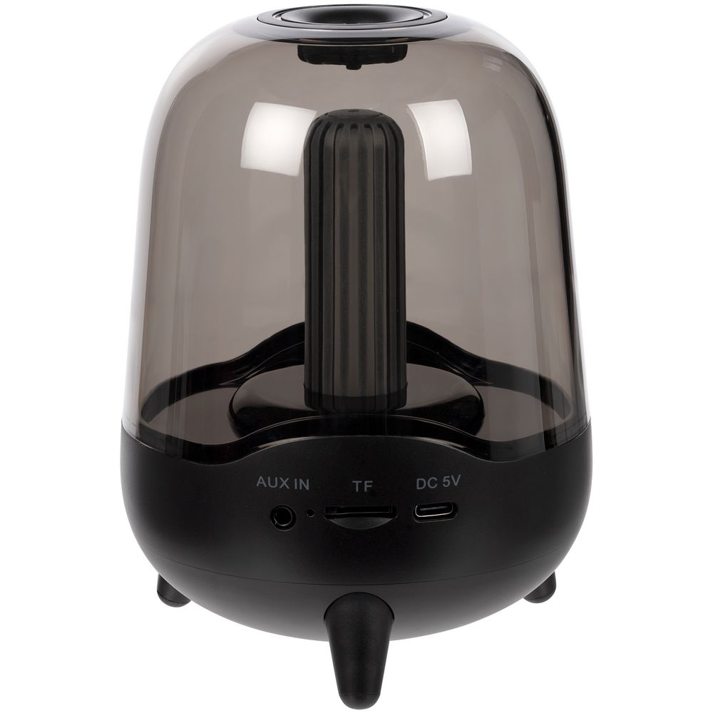 Беспроводная колонка с подсветкой soundFlicker, черная-2