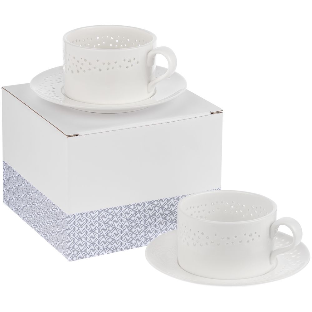 Набор Coralli Luziano на 2 персоны, белый-1