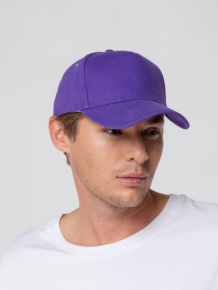 Бейсболка Standard, фиолетовая-6