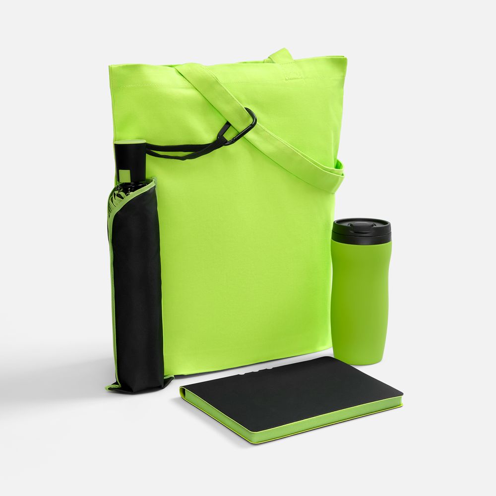 Набор Flexpen Black Walk, черный с зеленым-0