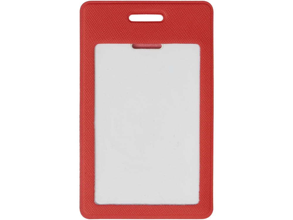 Вертикальный карман из экокожи для карты Favor, красный-2