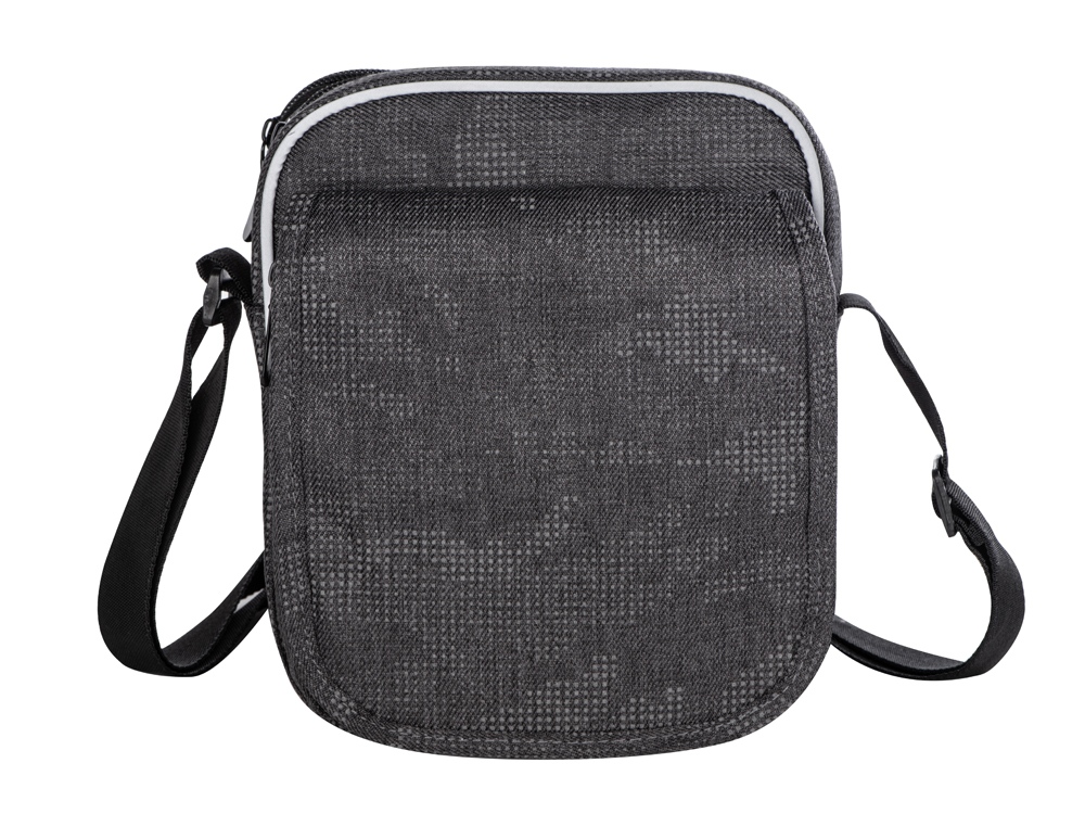 Сумка Camo со светоотражающим дизайном на плечо, серый-1