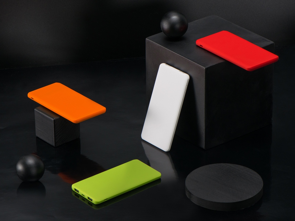 Портативное зарядное устройство Reserve с USB Type-C, 5000 mAh, черный-8