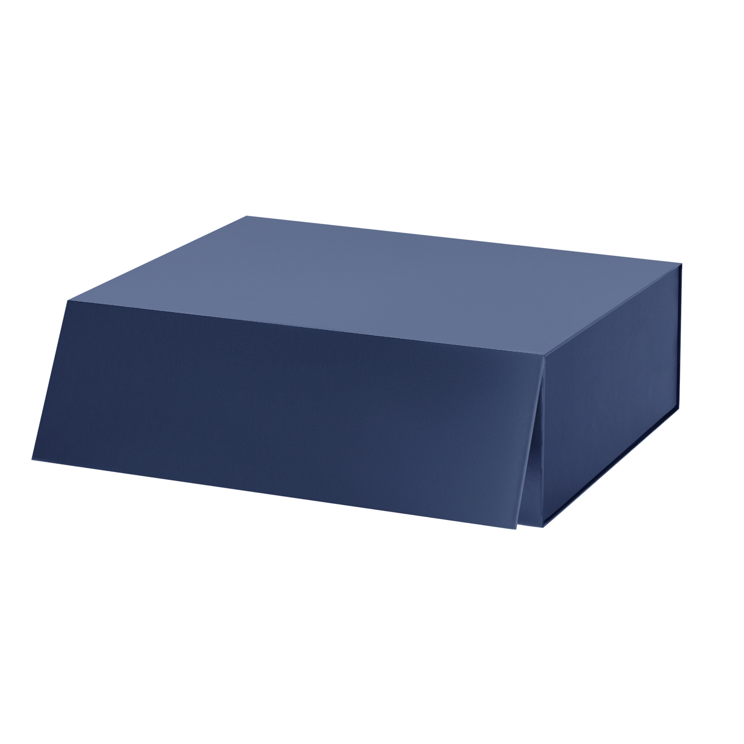 Подарочная коробка-трансформер средняя, синяя-2