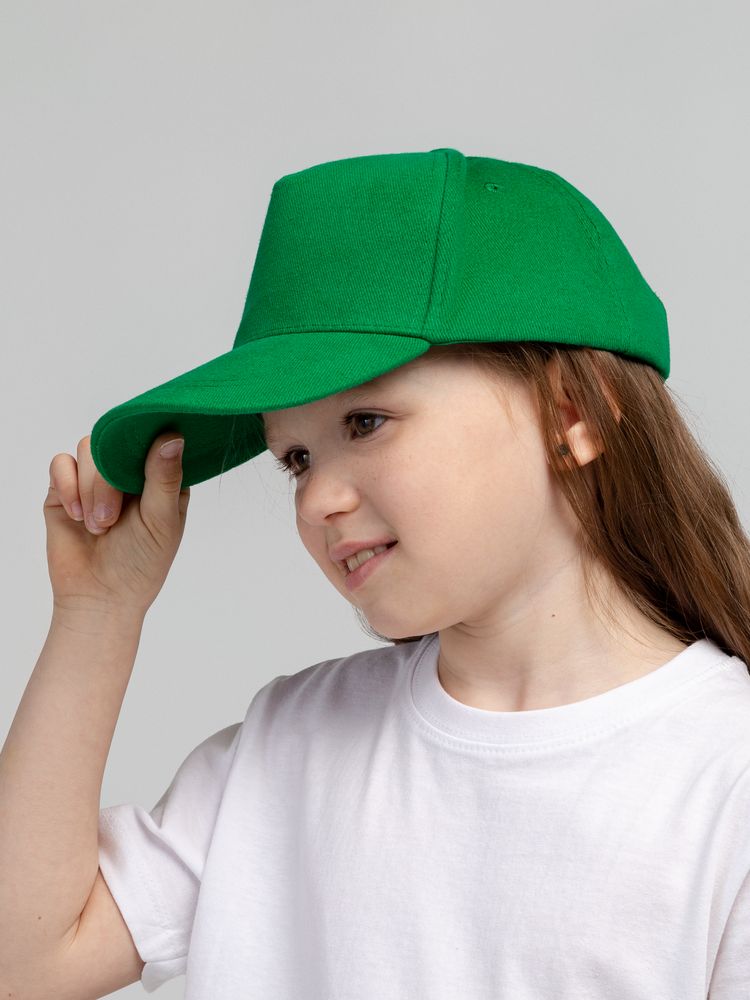 Бейсболка детская Standard Kids, зеленая-2