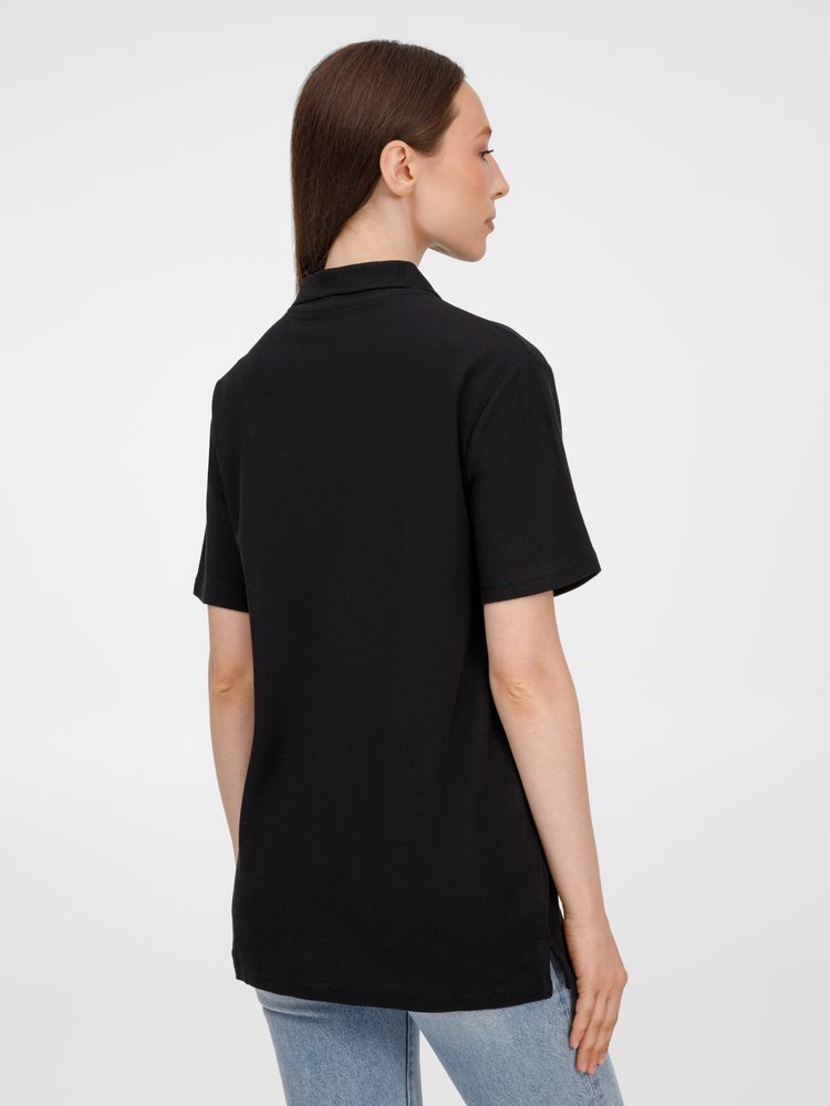 Рубашка поло унисекс Tervise, черная-5