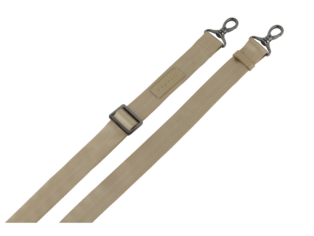 Сумка через плечо женская BUGATTI Elsa, песочного цвета, воловья кожа/полиэстер, 25х8,5х20 см-8