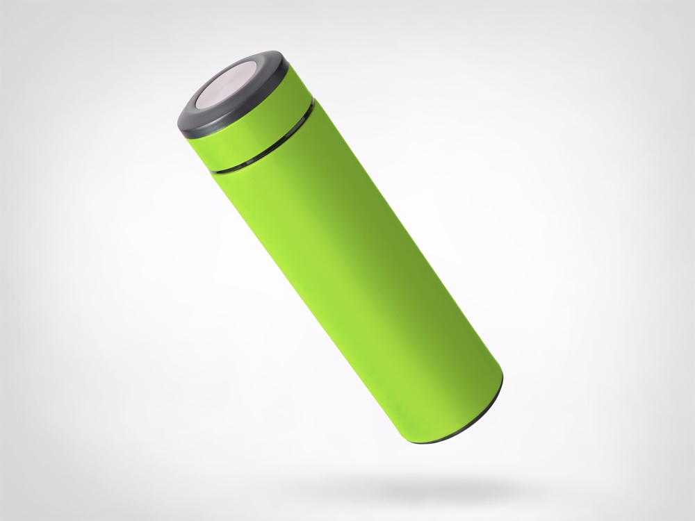 Вакуумный термос Vacuum Flask C1, soft touch, 420мл, зеленое яблоко-5